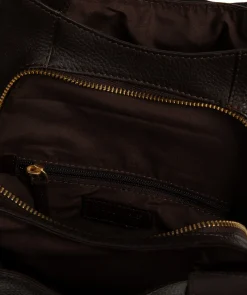 Colette' Espresso Leather Handbag
