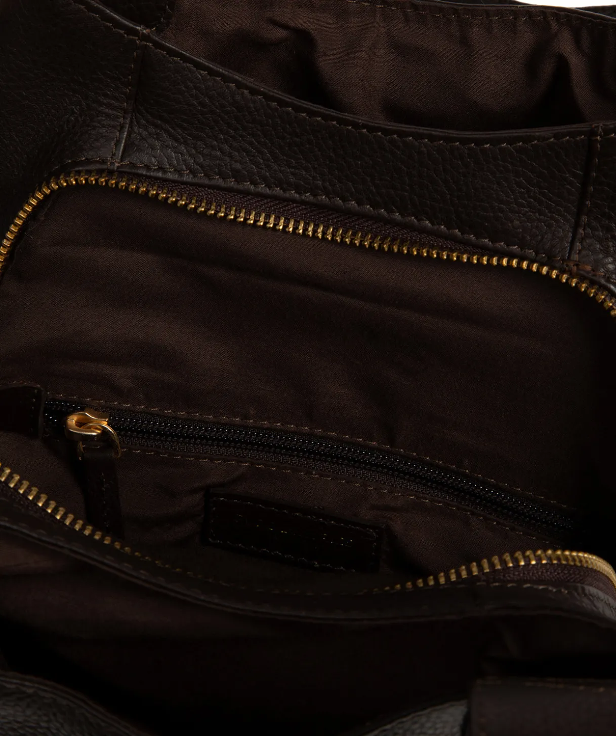 Colette' Espresso Leather Handbag