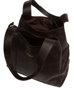 Colette' Espresso Leather Handbag