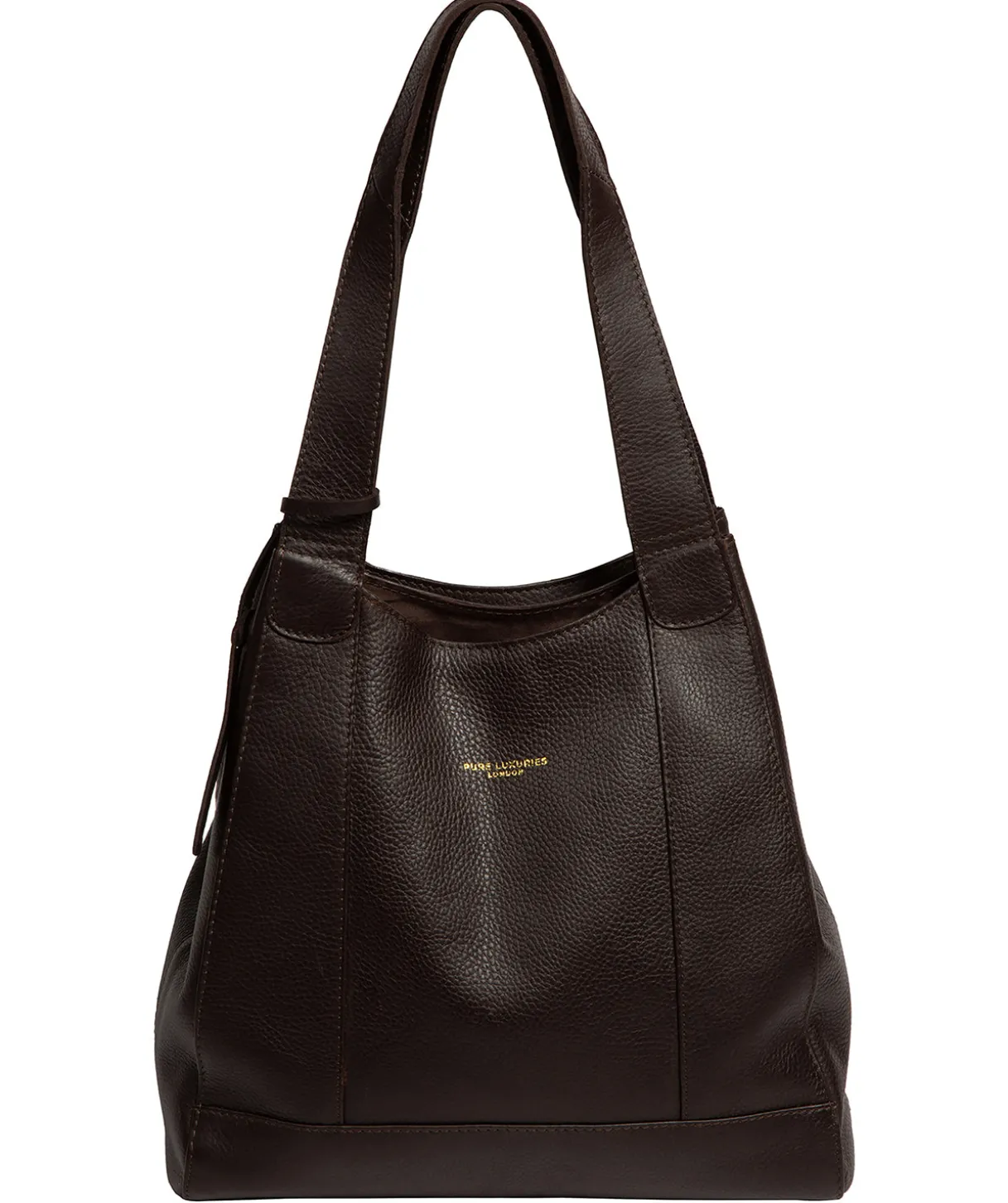 Colette' Espresso Leather Handbag