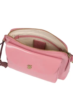 Dainty' Blush Leather Cross Body Bag