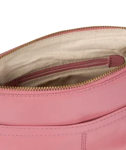 Dainty' Blush Leather Cross Body Bag