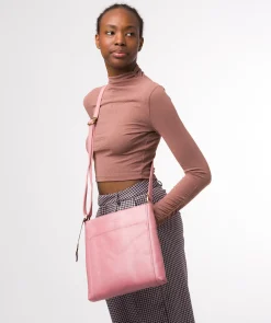 Dink' Blush Leather Cross Body Bag