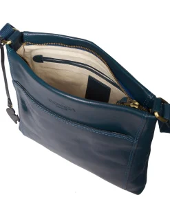 Dink' Snorkel Blue Leather Cross Body Bag