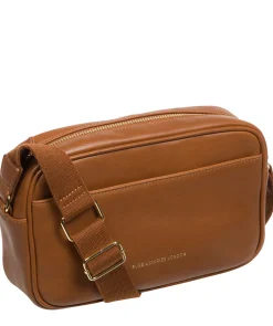 Dion' Oak Nappa Leather Cross Body Bag