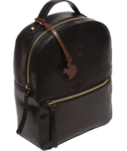 Dream' Black Leather Backpack