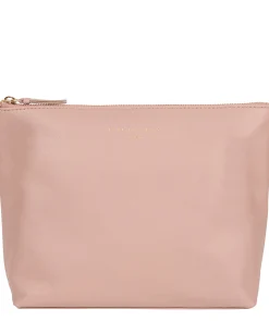 Ealing' Blush Pink Leather Make-Up Bag
