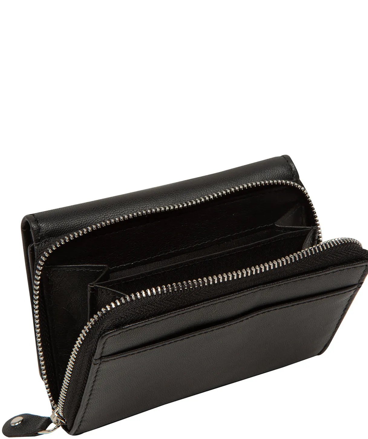 Elise' Black Leather Purse