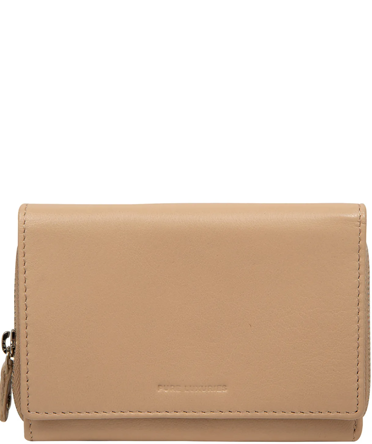 Elise' Latte Leather Purse
