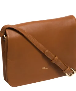 Ella' Oak Nappa Leather Cross Body Bag
