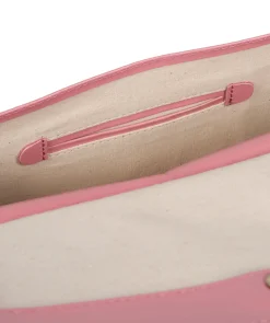 Ellipse' Blush Leather Cross Body Bag