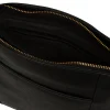 Elodie' Black Leather Cross Body Bag