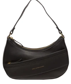 Emma' Black Nappa Leather Grab Bag
