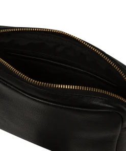 Eris' Black Leather Cross Body Bag