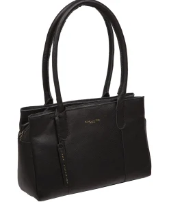 Filton' Black Leather Handbag