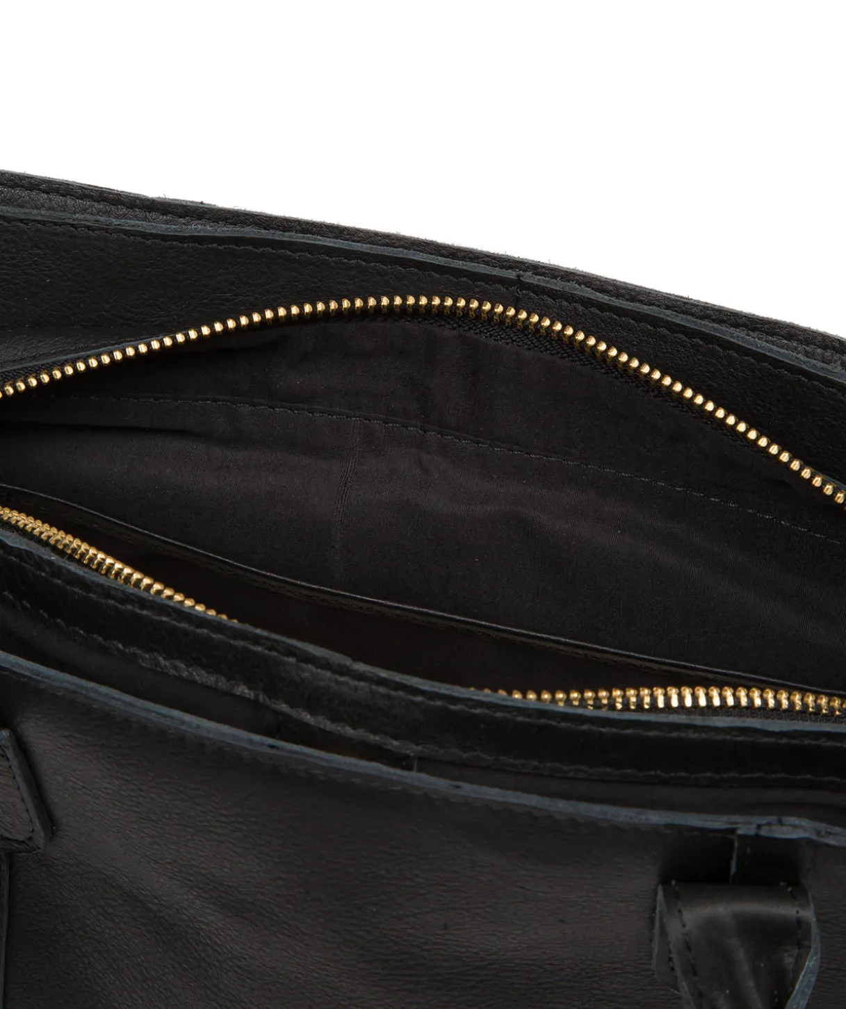 Filton' Black Leather Handbag