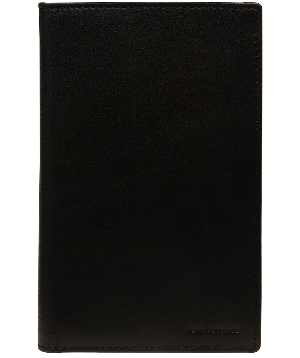 George' Black Leather Card Holder