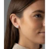 Gift Packaged 'Gyasi' Sterling Silver Dove Earrings