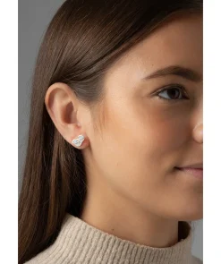 Gift Packaged 'Gyasi' Sterling Silver Dove Earrings