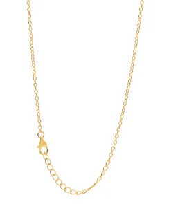 Gift Packaged 'Jordyn' 18ct Yellow Gold Plated 925 Silver & Cubic Zirconia Clear Heart Locket Necklace
