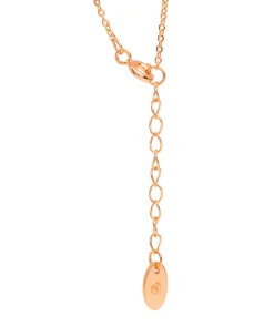 Gift Packaged 'Moraz' 18ct Rose Gold Plated 925 Silver Cross Pendant Necklace