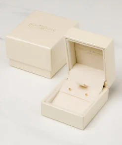 Gift Packaged 'Zulema' 18ct Yellow Gold Plated 925 Silver Ball Stud Earrings