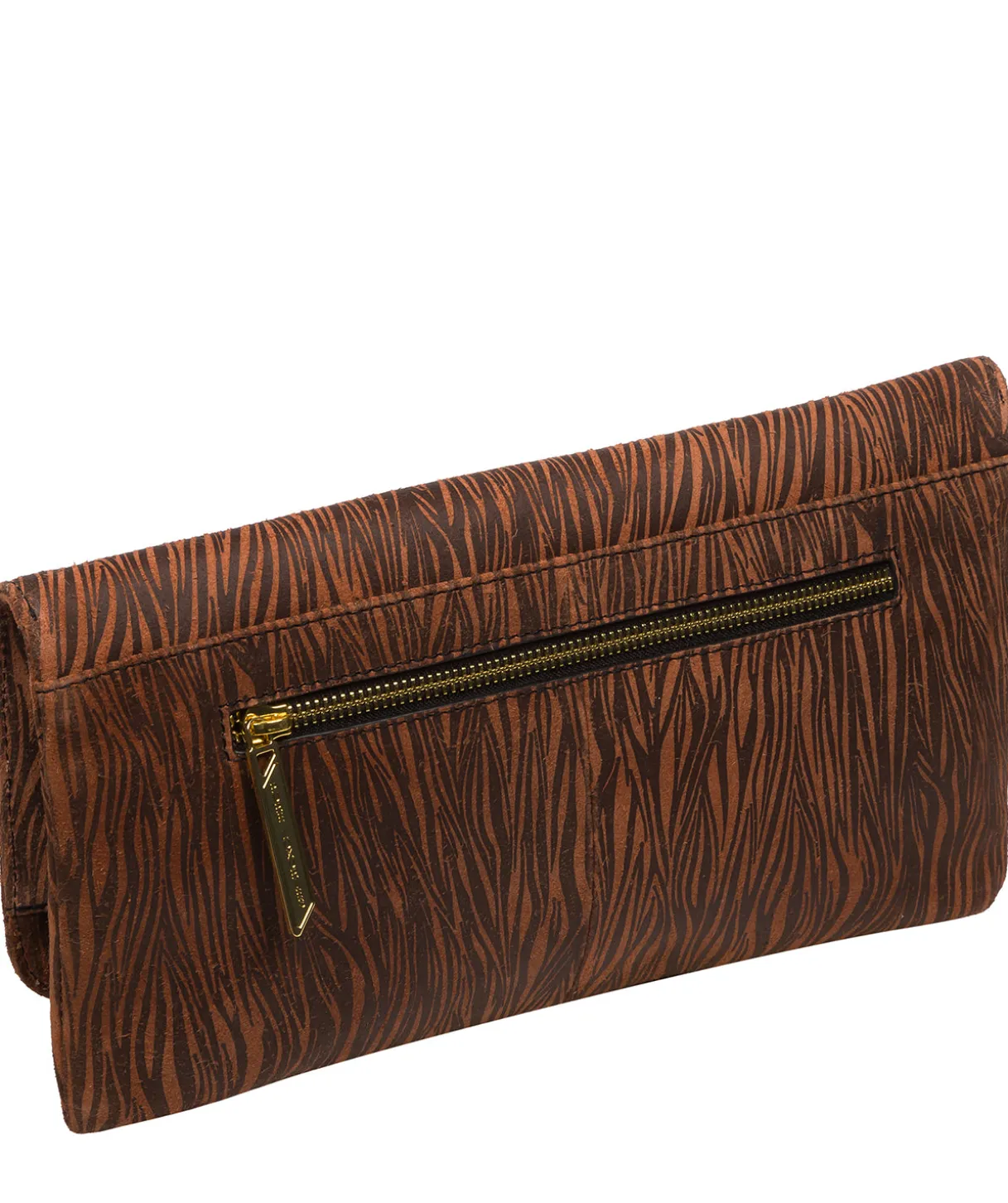 Golders' Animal Print Leather Clutch Bag