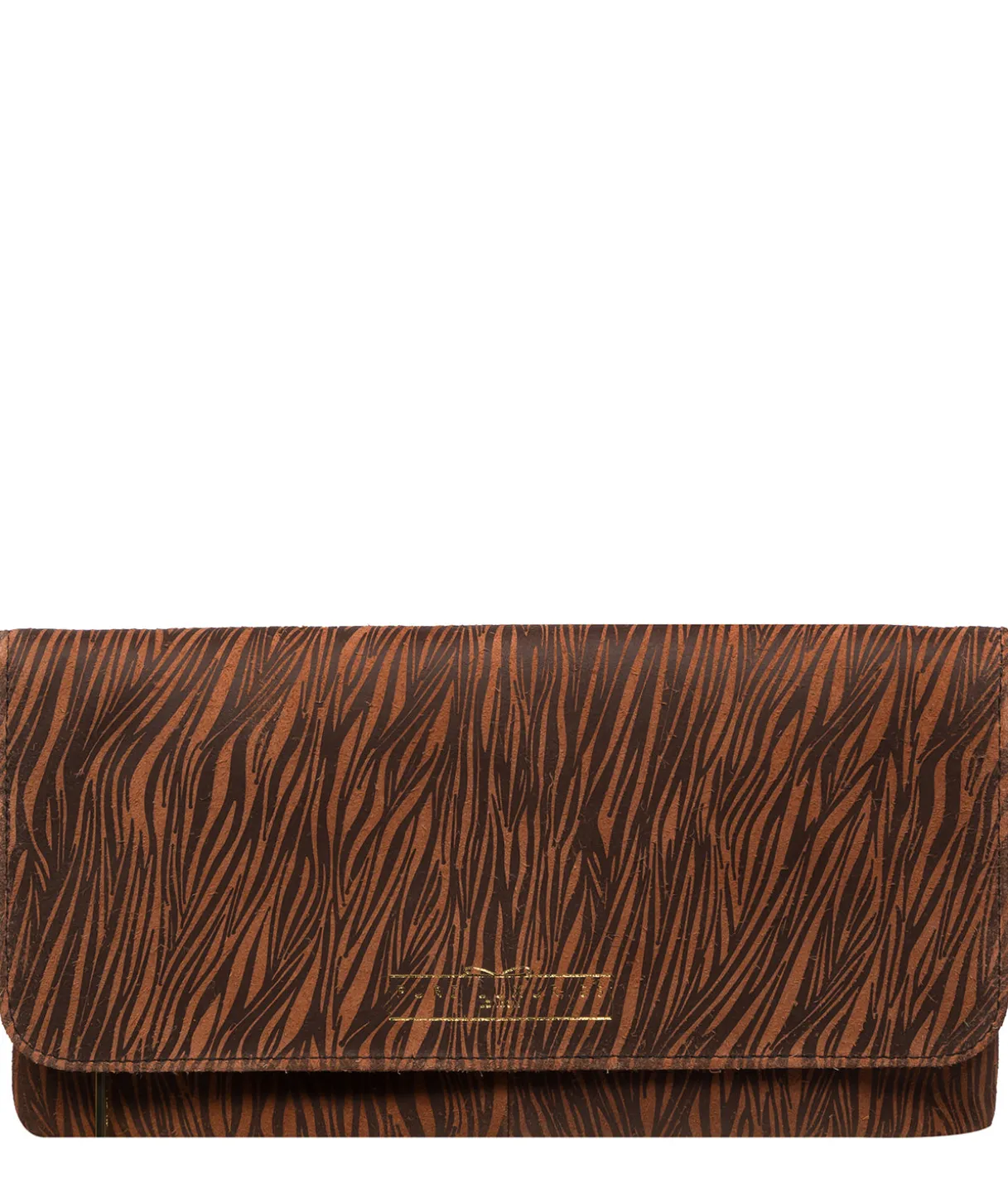 Golders' Animal Print Leather Clutch Bag