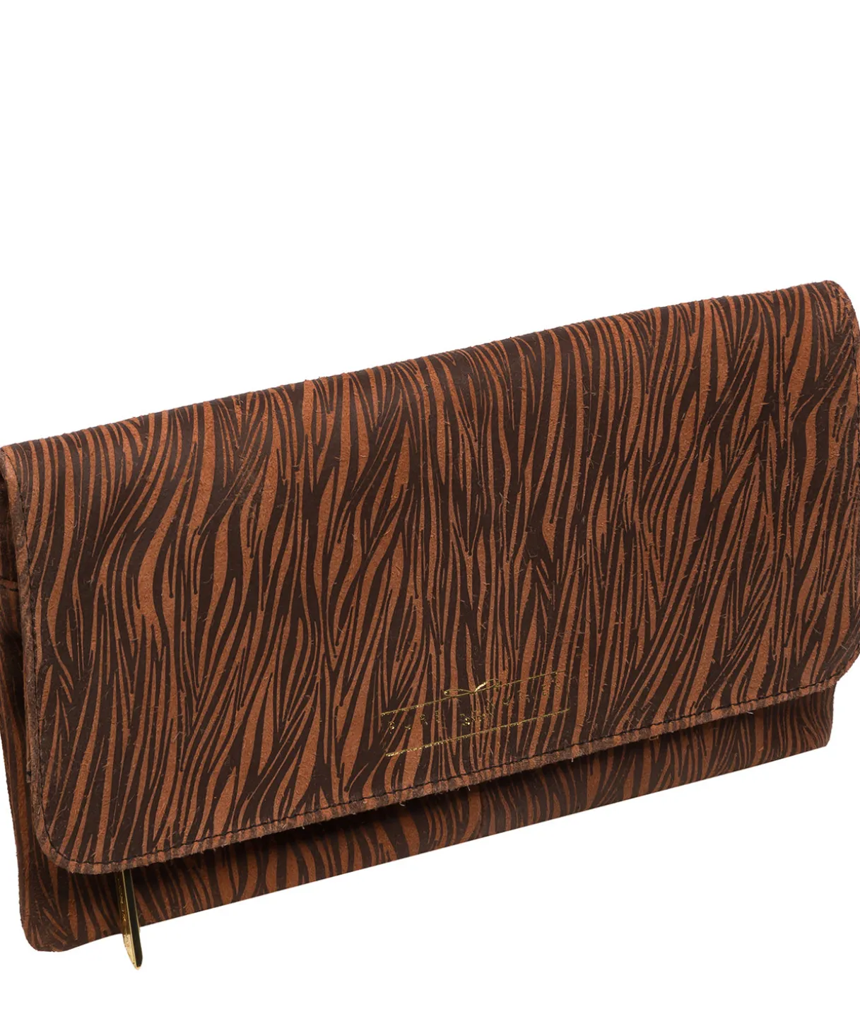 Golders' Animal Print Leather Clutch Bag