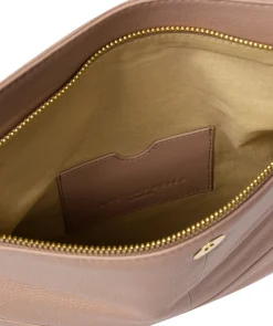 Golders' Blush Pink Leather Clutch Bag