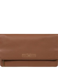 Golders' Tan Leather Clutch Bag