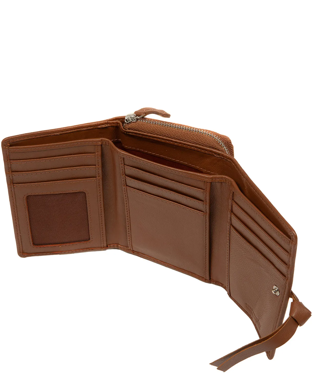 Hailey' Tan Leather Purse