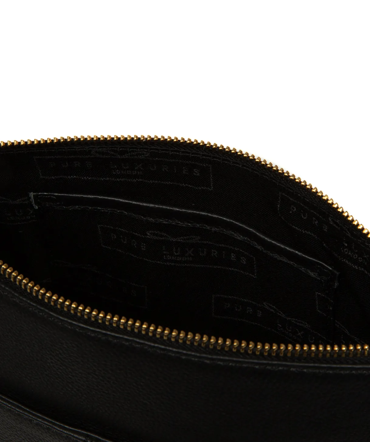 Harford' Black Leather Cross Body Bag