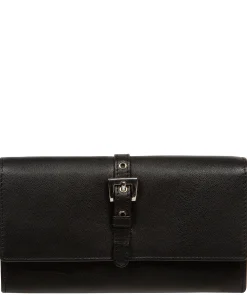 Harriet' Black Leather Purse