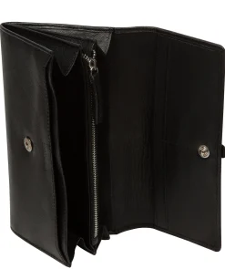 Harriet' Black Leather Purse