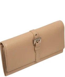 Harriet' Latte Leather Purse
