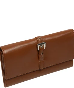 Harriet' Tan Leather Purse