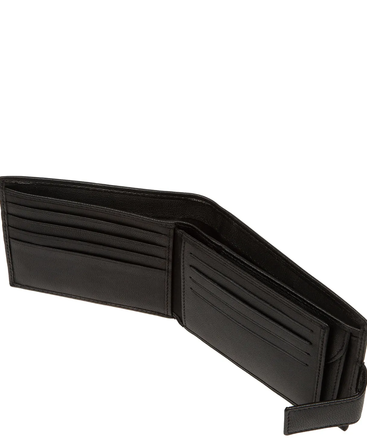 Henry' Black Leather Wallet