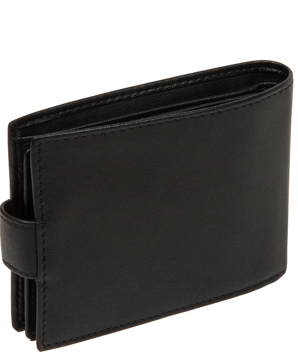Henry' Black Leather Wallet