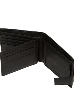 Henry' Black Leather Wallet