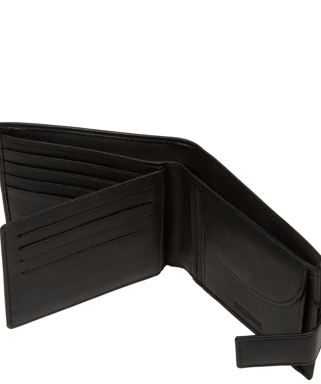 Henry' Black Leather Wallet
