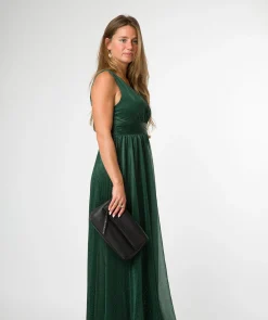 Isabetta' Black Leather Clutch Bag