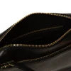Isla' Black Leather Cross Body Bag