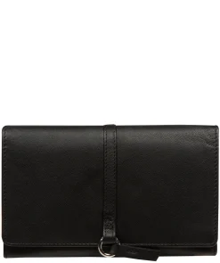 Isla' Black Leather Purse