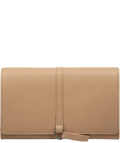 Isla' Latte Leather Purse