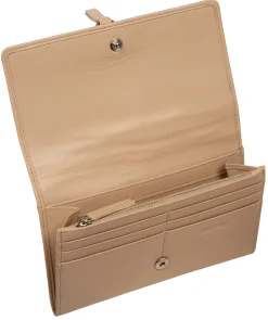 Isla' Latte Leather Purse