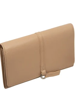 Isla' Latte Leather Purse