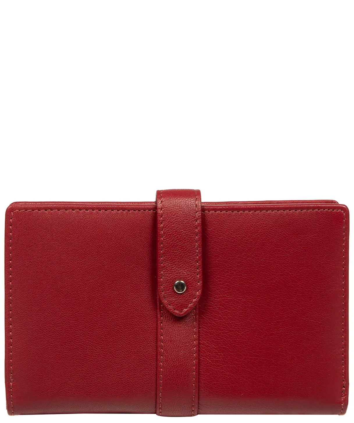 Jade' Red Leather Purse