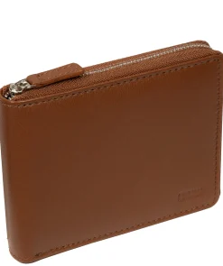 James' Tan Leather Wallet