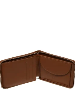 James' Tan Leather Wallet
